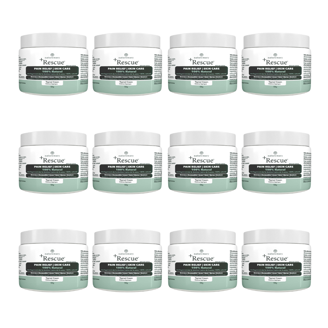 12 UNITS of +RESCUE PAIN & SKIN CREAM